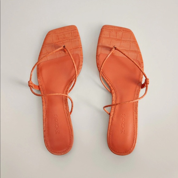 Mango orange strap slippers - Picture 6 of 6